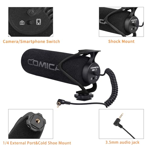 Shotgun Video Microphone 3.5mm Jack