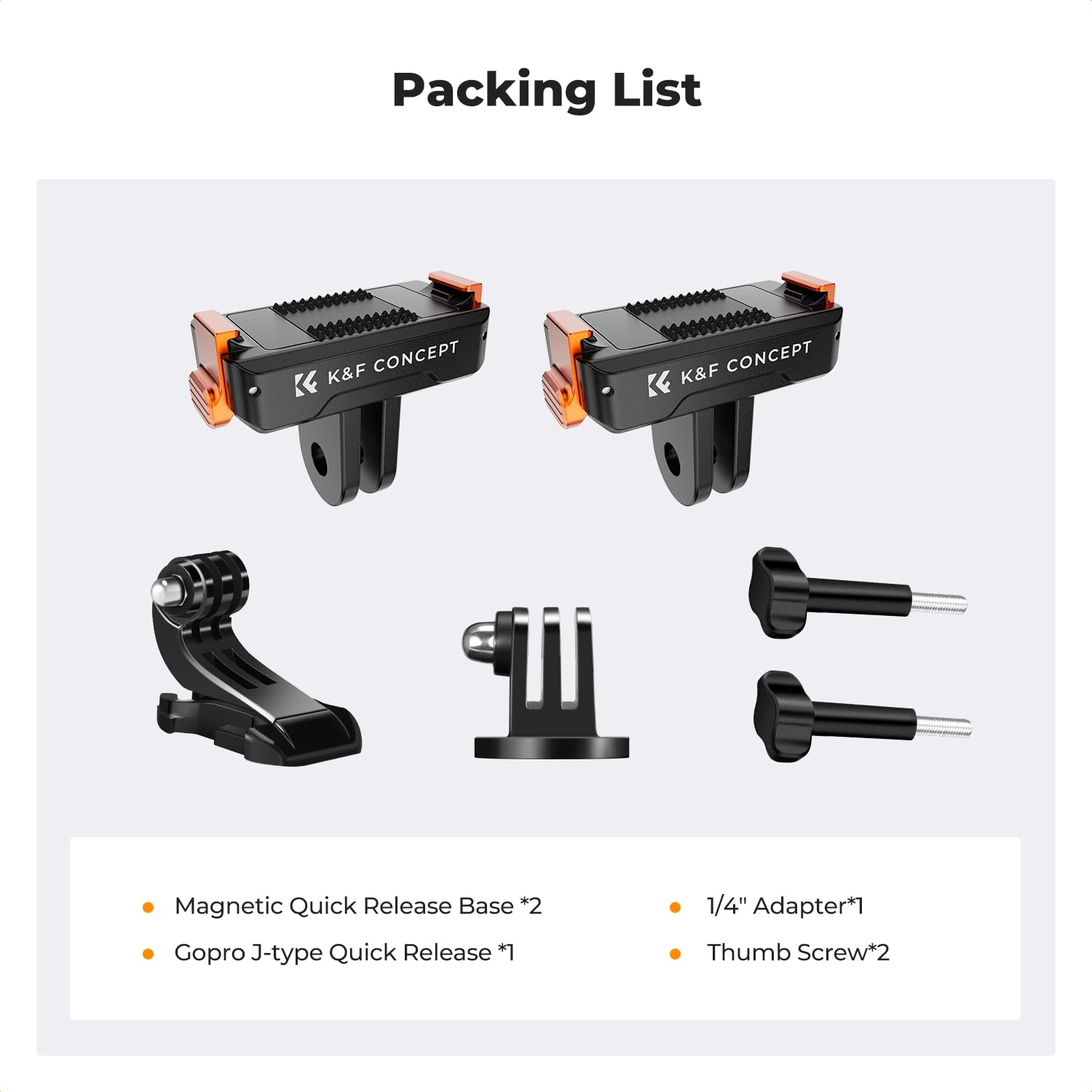 Magnetic Quick Release Adapter Mount 2-Pack