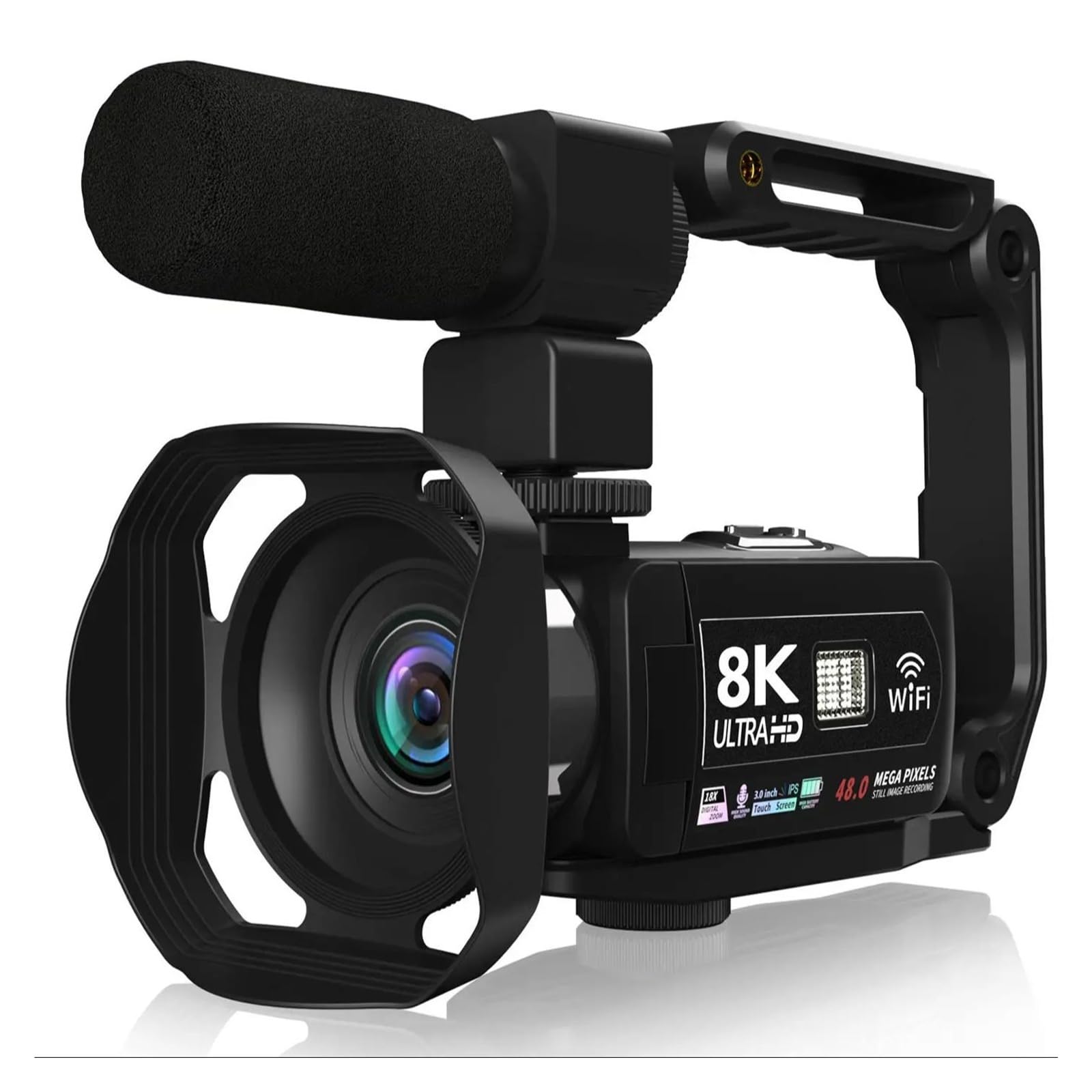 8K Digital Camera 48MP 18X Zoom