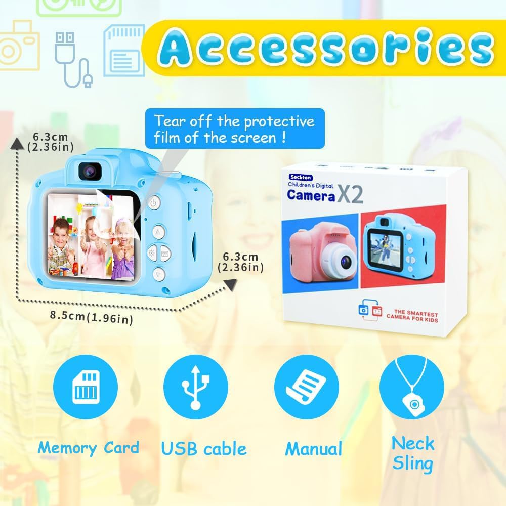 Kids Selfie Camera HD Video Camera