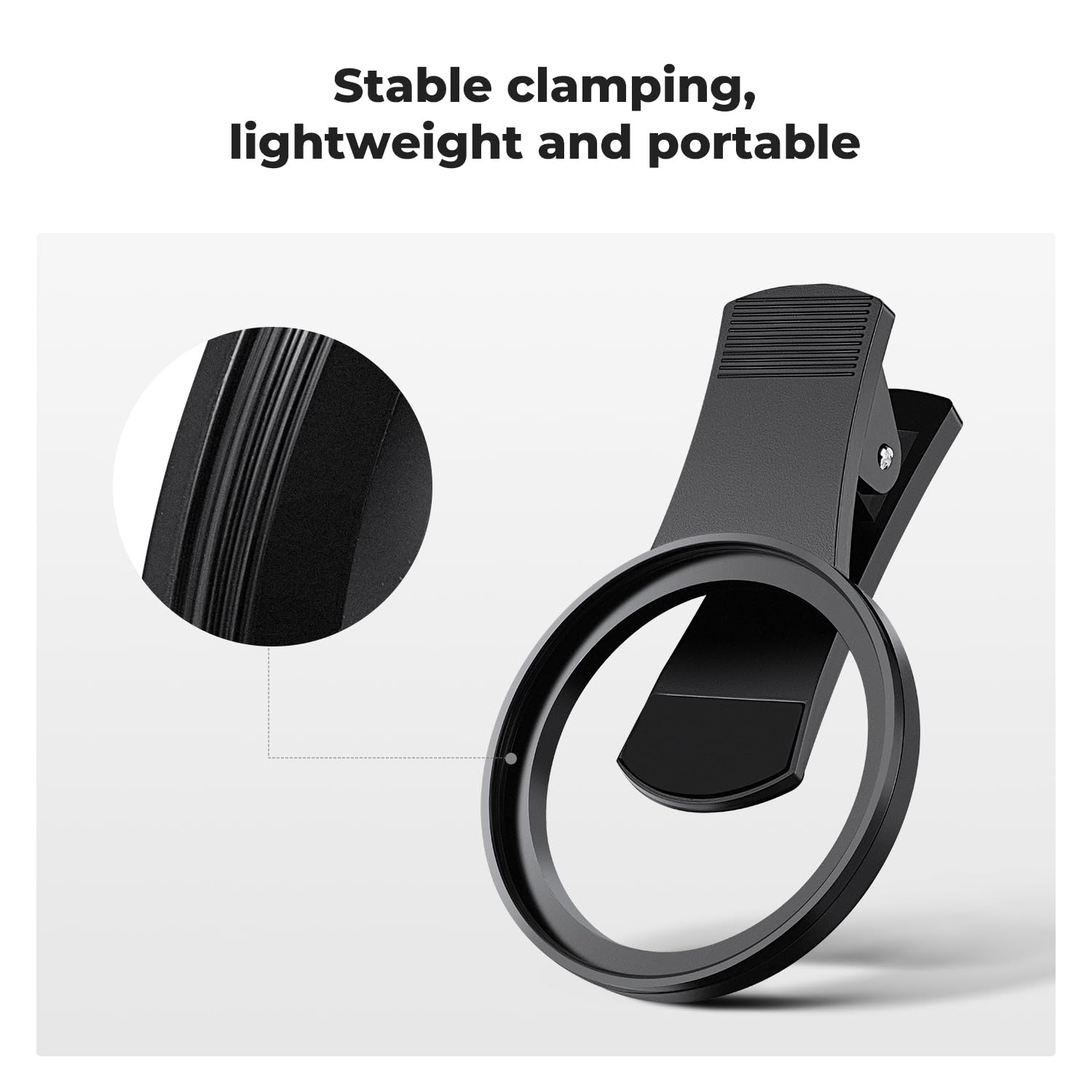 52mm Clip-On CPL Phone Camera Filter Kit