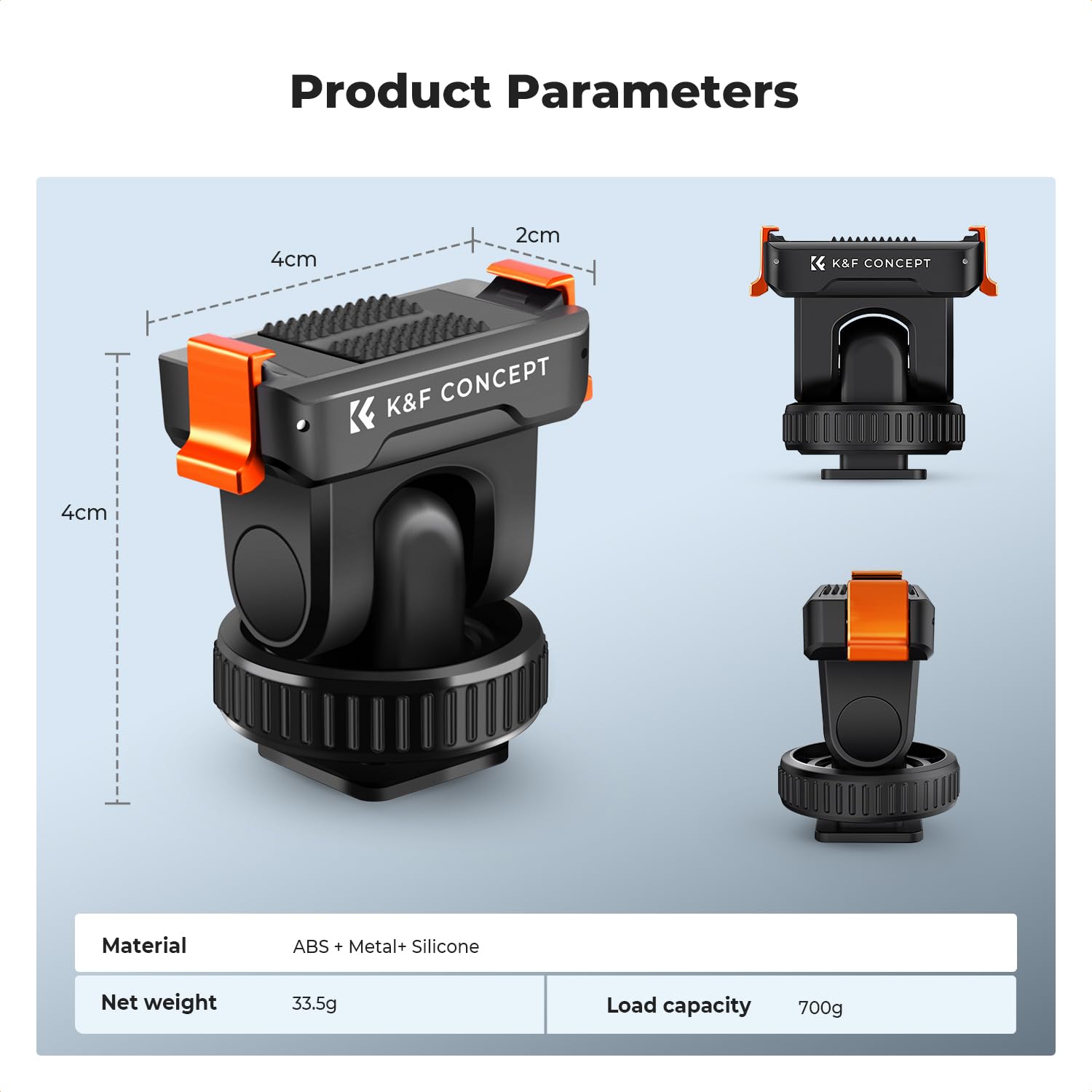 Magnetic Action Camera Adapter Mount