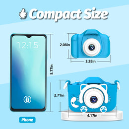 Kids Digital Camera with 32GB SD Card