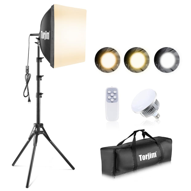 20" Softbox Lighting Kit with LED Bulbs