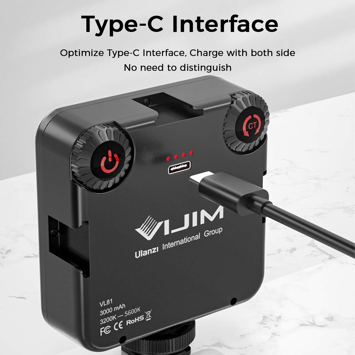 Bi-Color LED Video Light 3000mAh