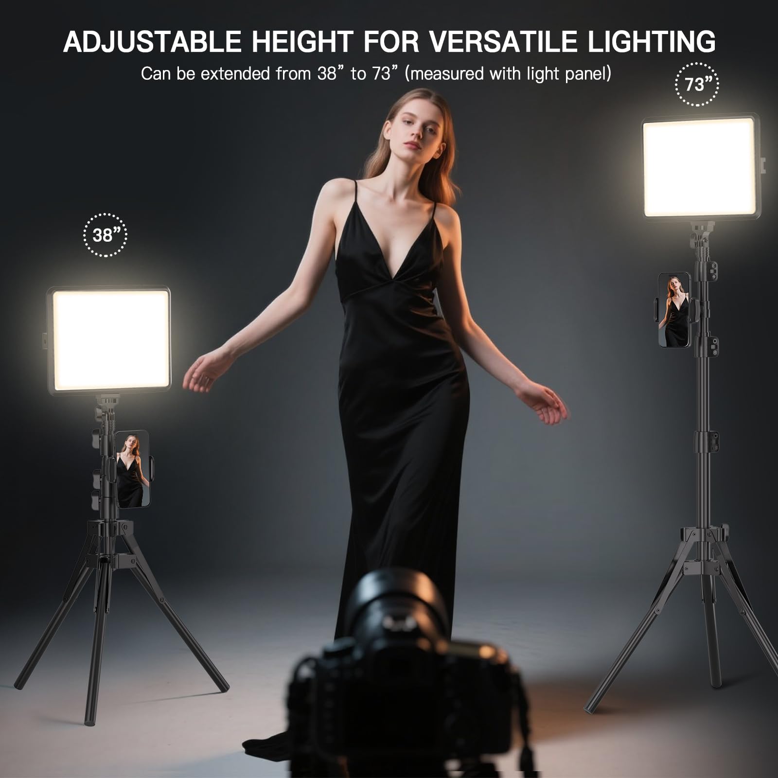 15W LED Video Light Kit