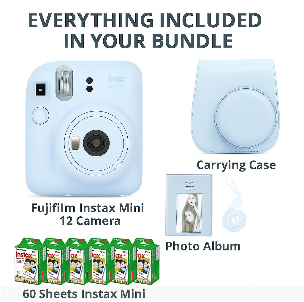 Instant Camera Film Bundle 60 Sheets