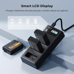 LP-E17 Battery & 3-Slot Charger Kit