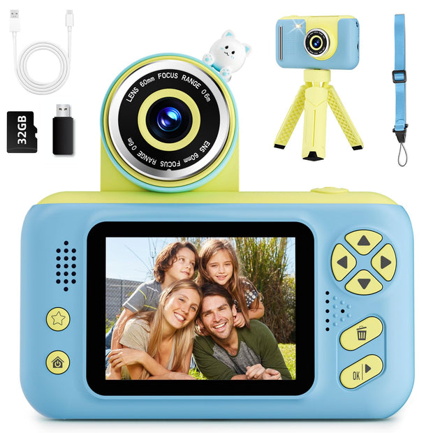 Kids Digital Camera with 32GB SD Card