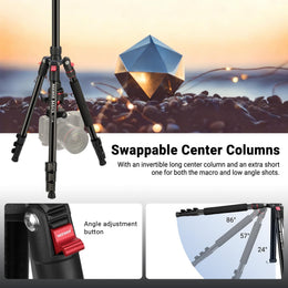 Aluminum Travel Camera Tripod