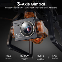Bwine F7GIM & F7GB2 Drone with Camera for Adults