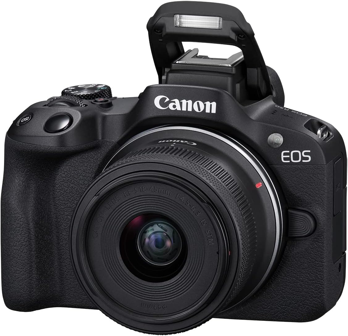 EOS R50 Mirrorless Camera Travel Bundle