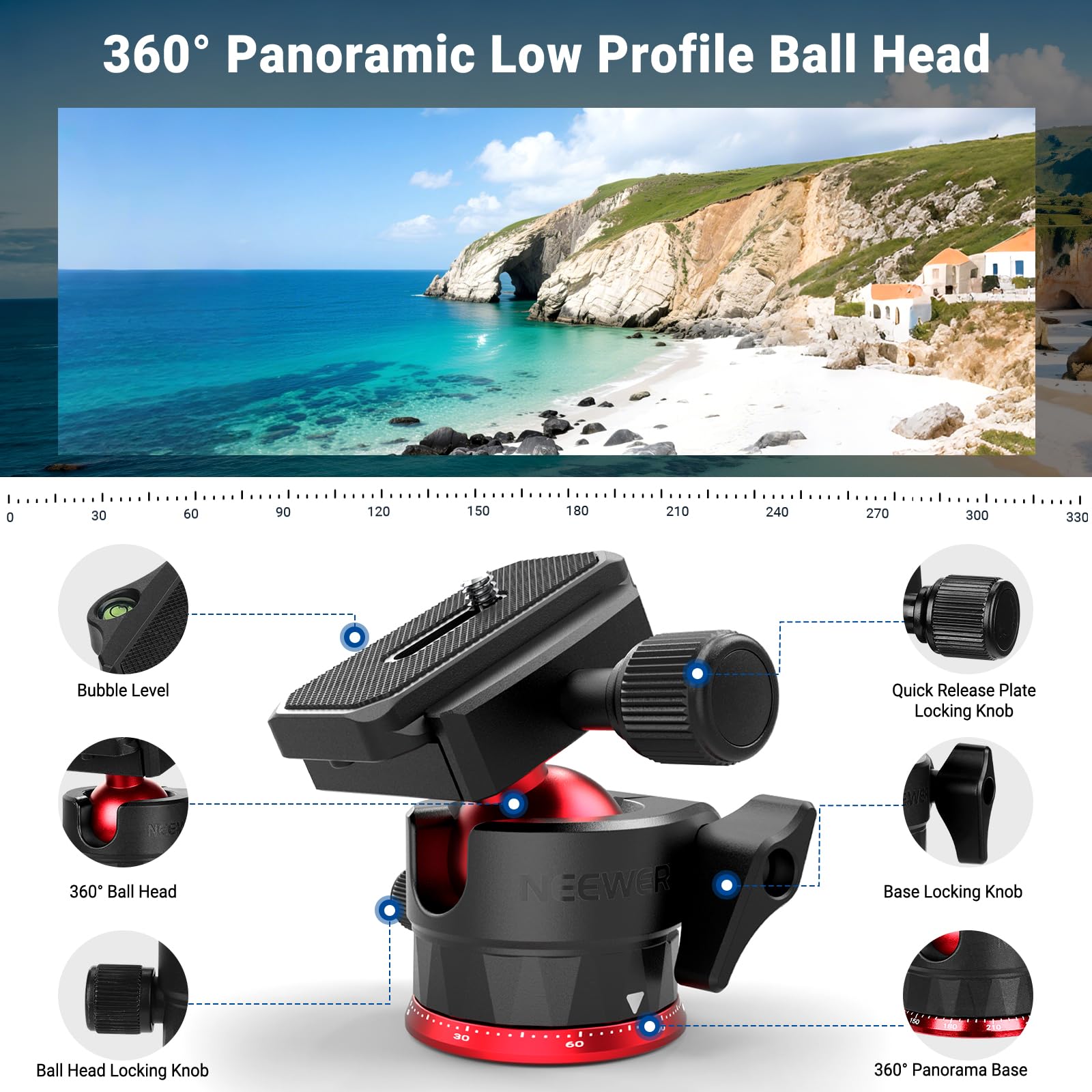 Aluminum Travel Camera Tripod