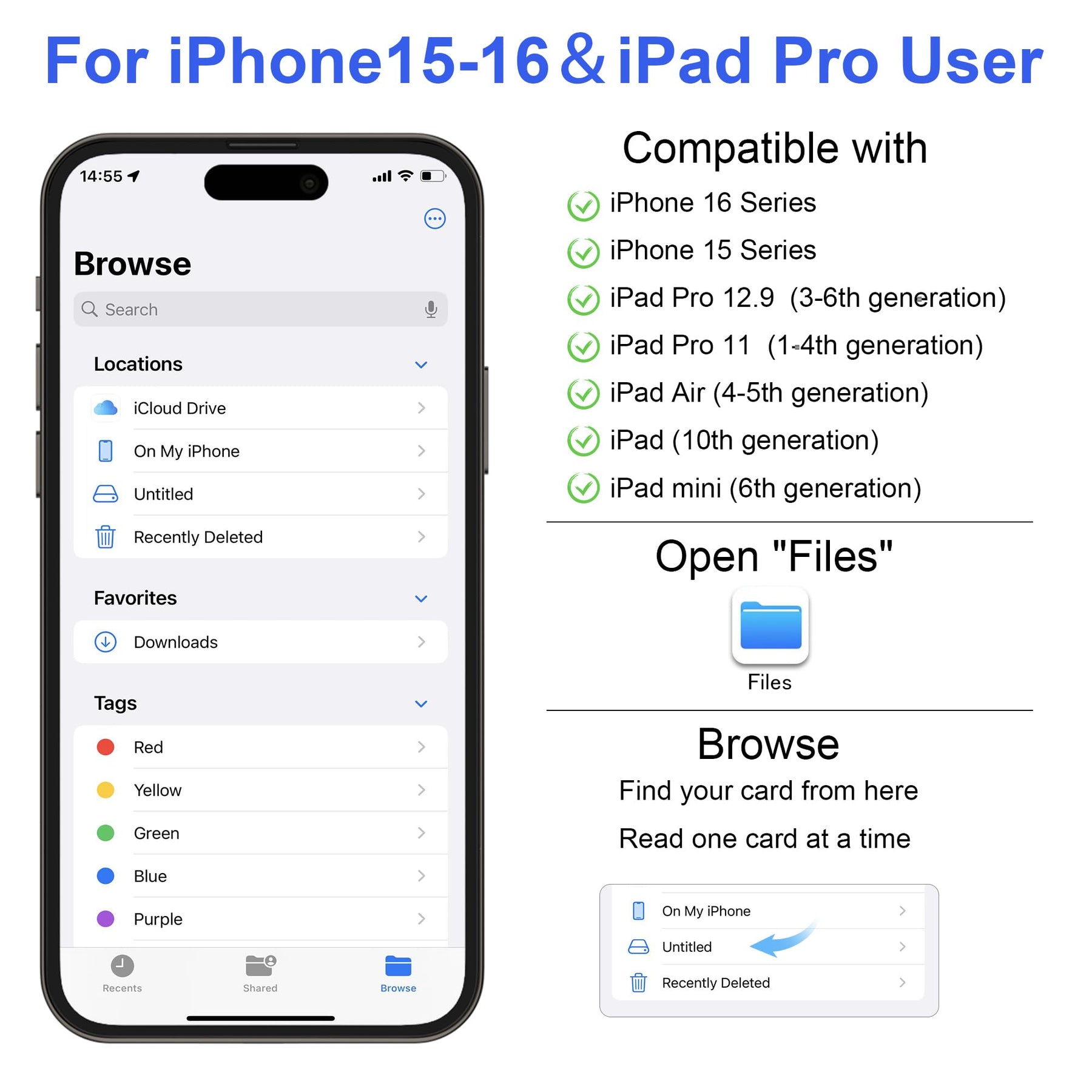 SD Card Reader for iPhone