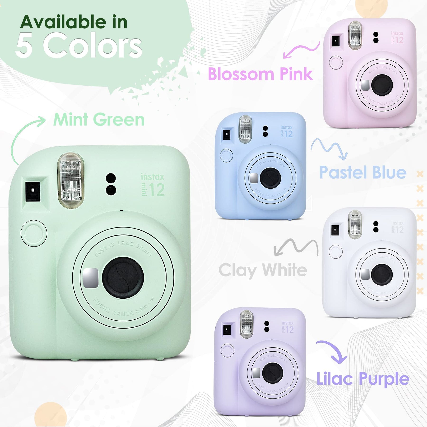 Instant Camera Film Bundle 60 Sheets