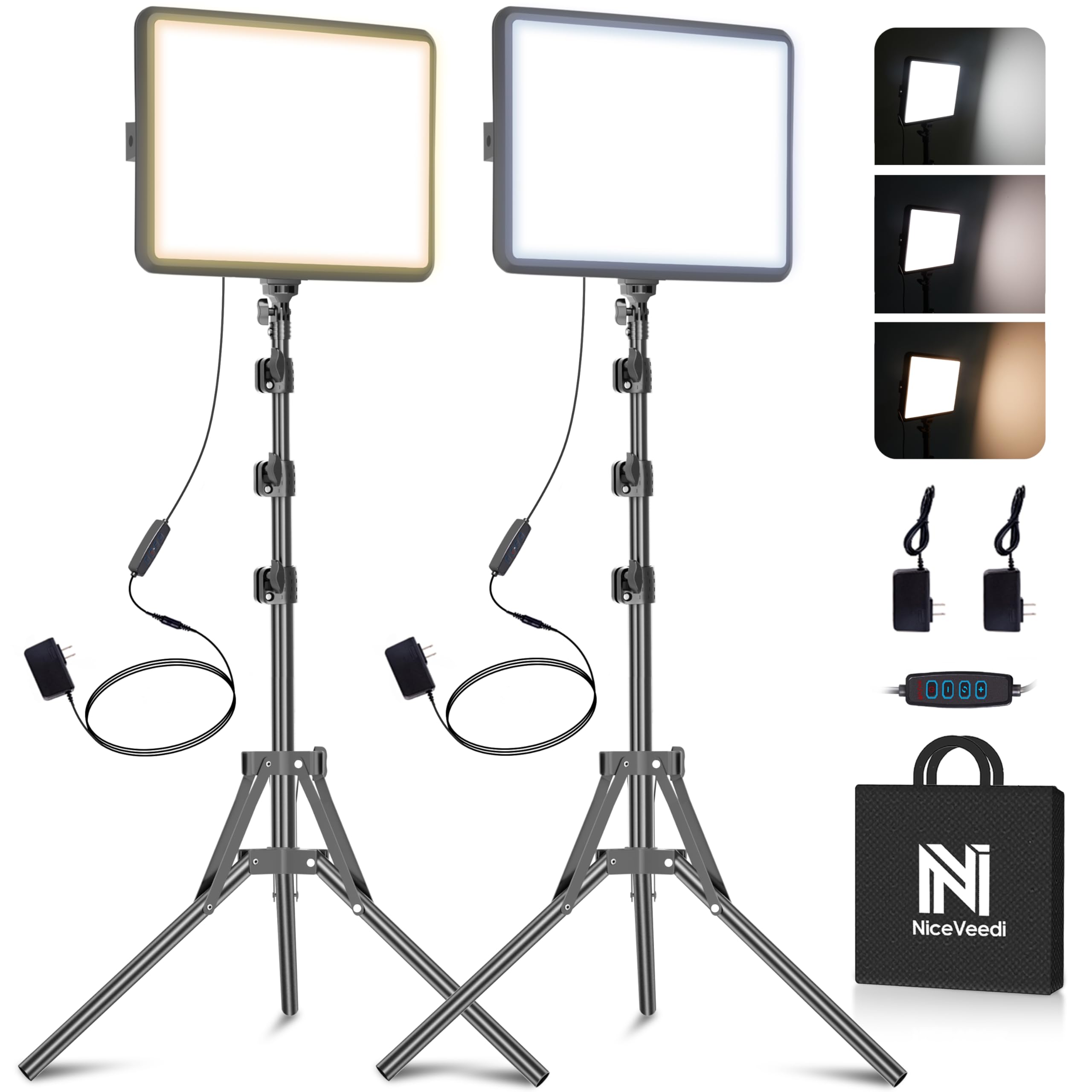 15W LED Video Light Kit