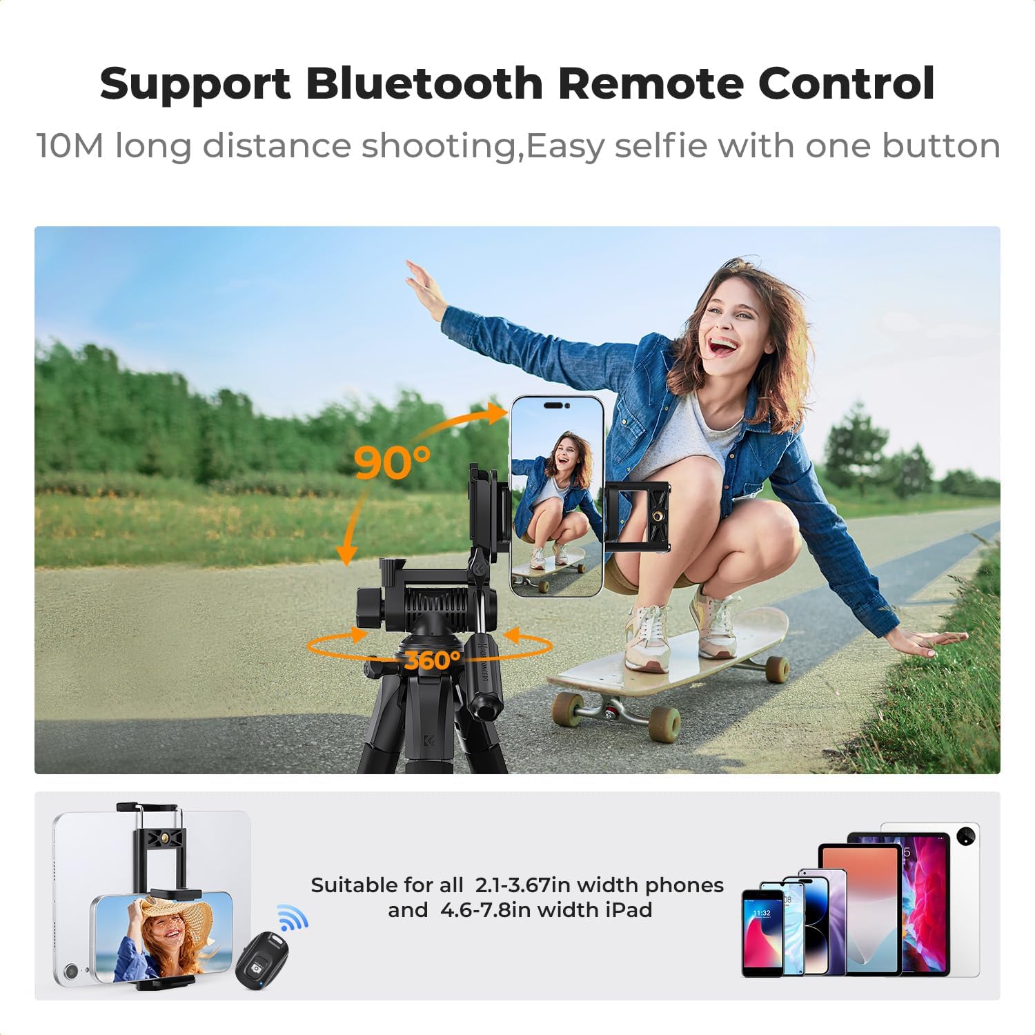75" Camera Tripod Stand