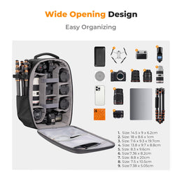 K&F CONCEPT Hardshell Camera Bag