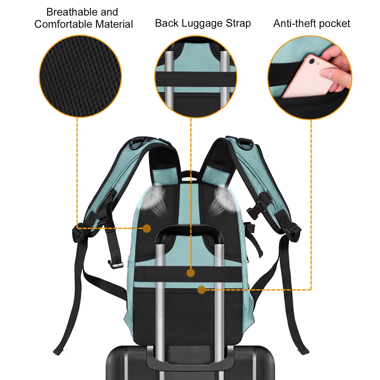 Waterproof Camera Backpack with Tripod Holder