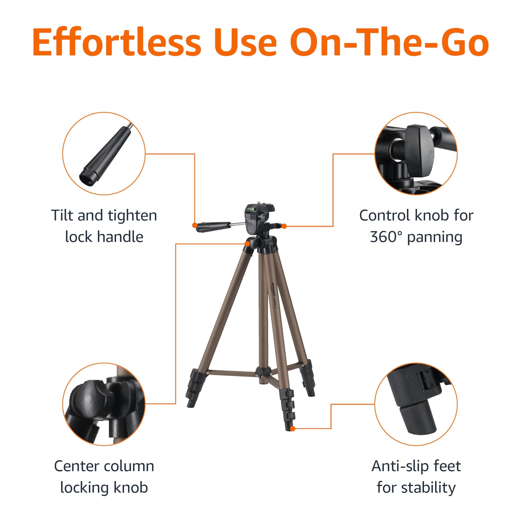 Lightweight Camera Tripod with Bag