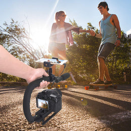 Camera Stabilizer Rig with 3-Shoe Mount
