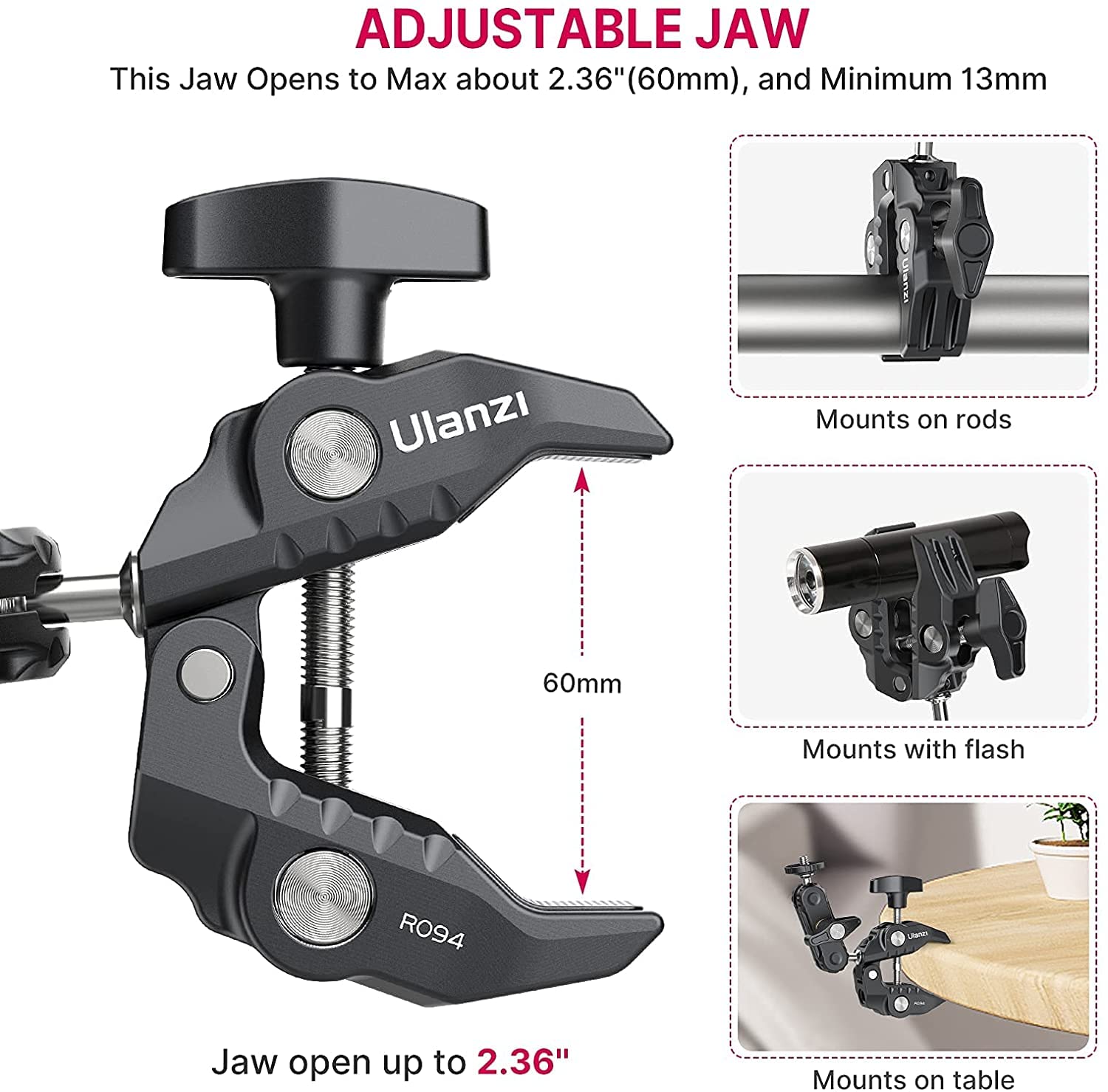 ULANZI Super Clamp Camera Clamp