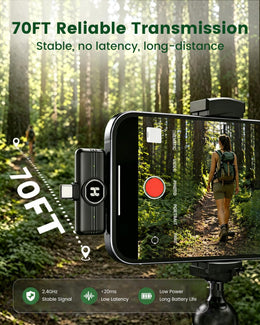 Mini Wireless Lavalier Microphone