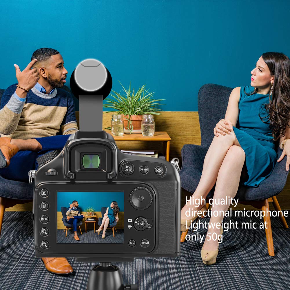 Shotgun Camera Microphone with Windscreen
