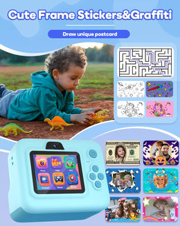 Kids Instant Print Camera 2.4" Screen