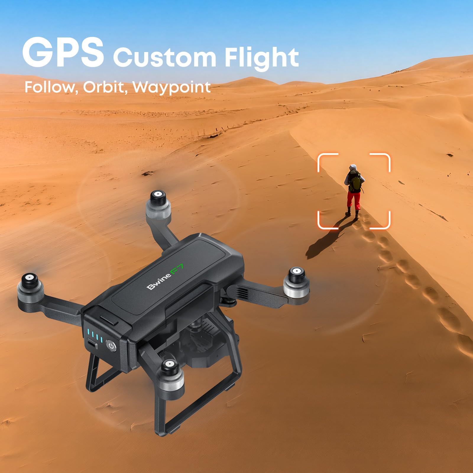 Bwine F7GIM & F7GB2 Drone with Camera for Adults