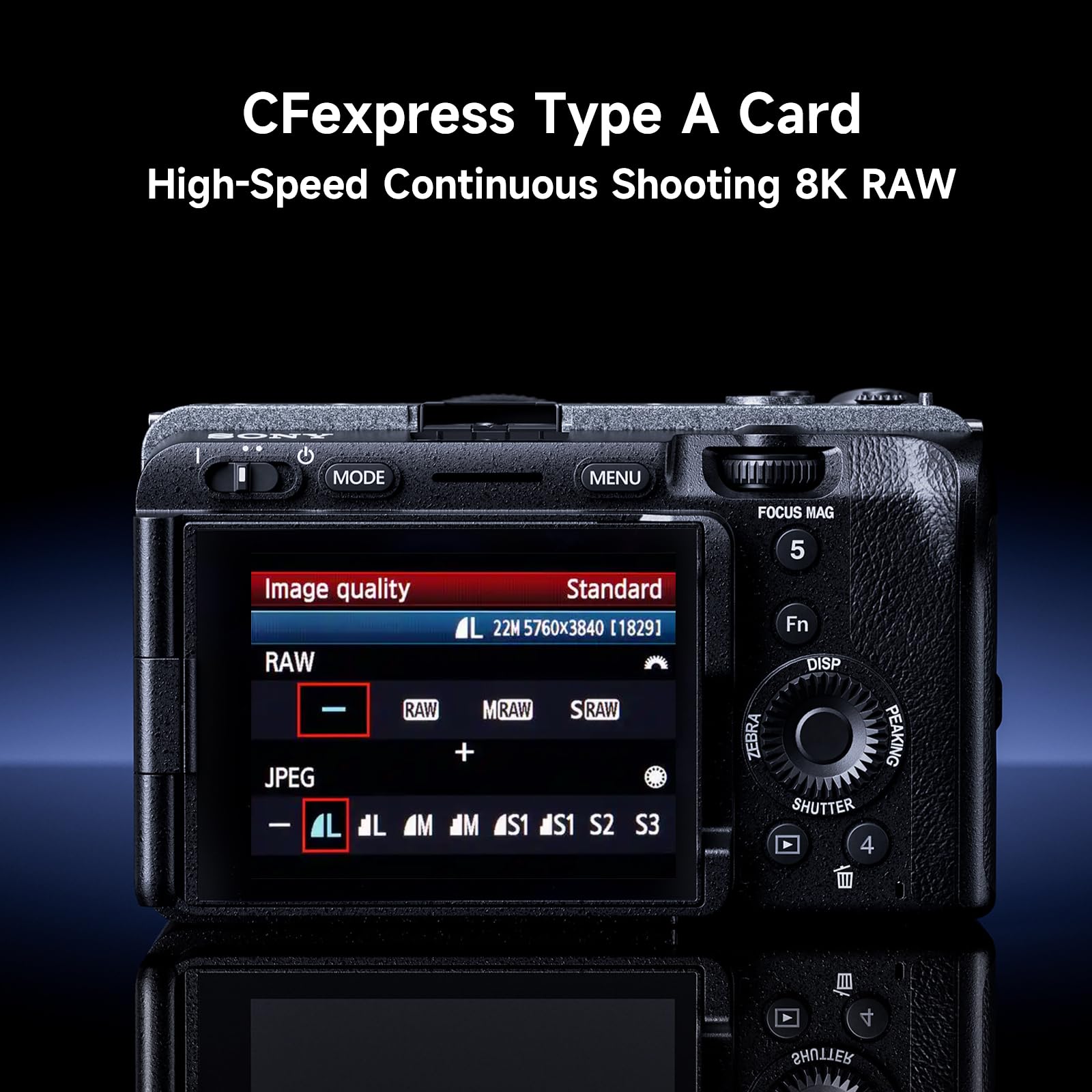 CFexpress Type A Memory Card 1780MB/s Read Speed