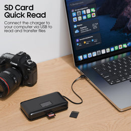 LP-E10 Battery & Dual USB Charger Kit
