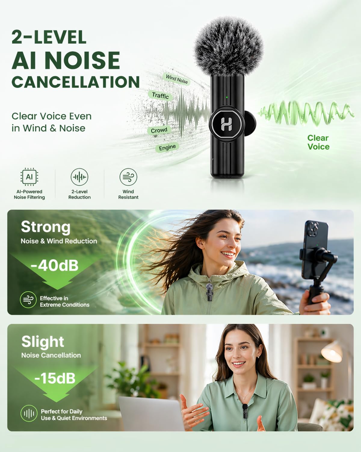 Mini Wireless Lavalier Microphone