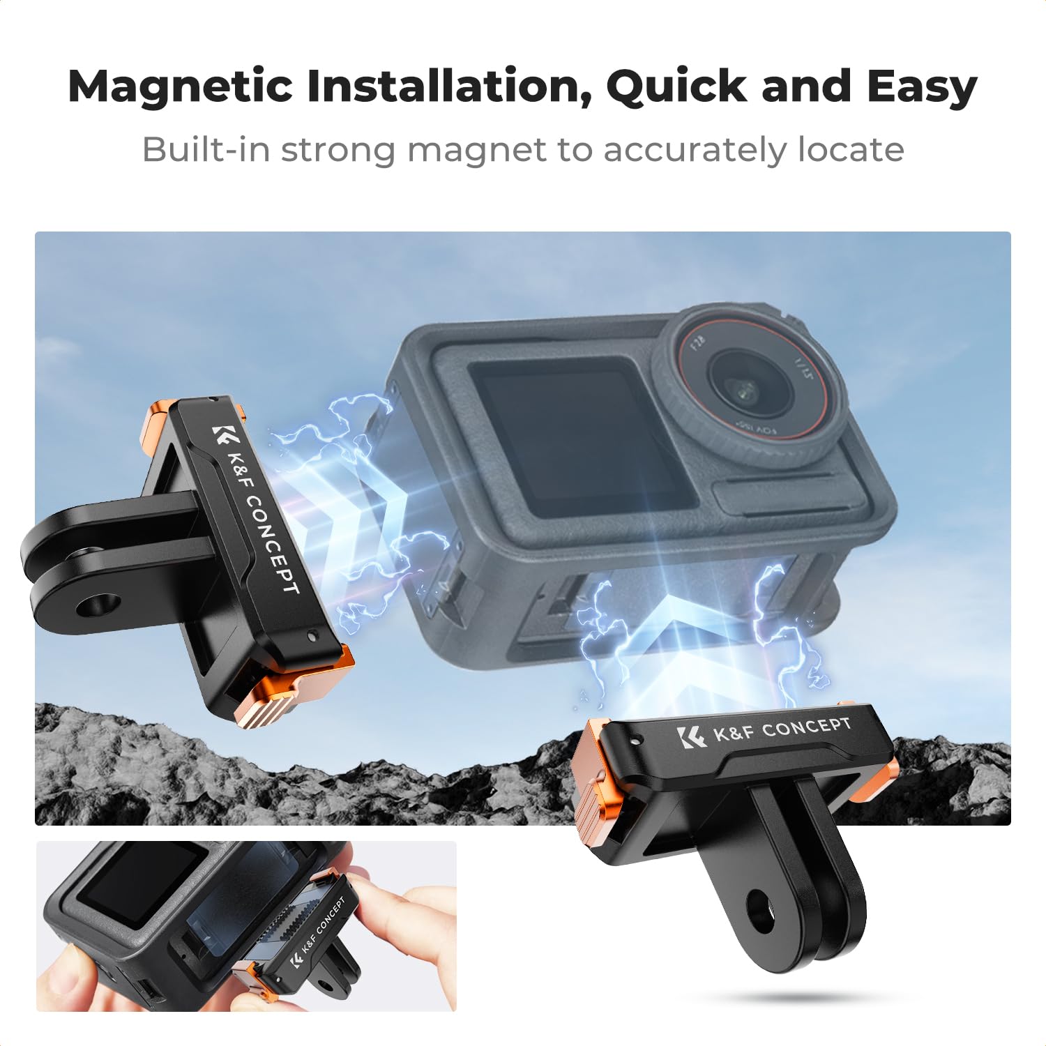 Magnetic Quick Release Adapter Mount 2-Pack