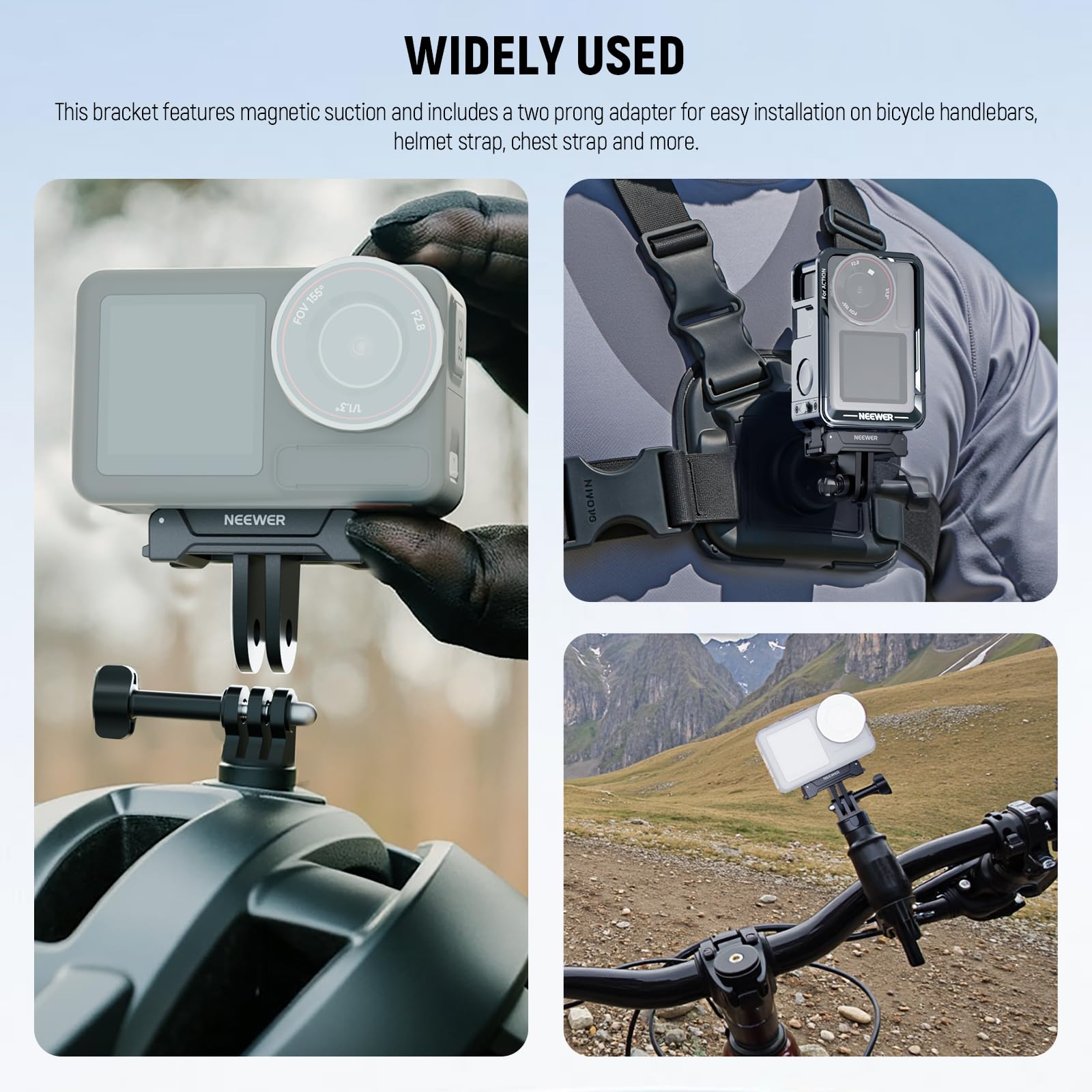 Magnetic Action Camera Quick Release Mount