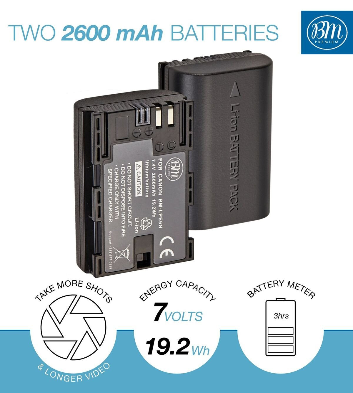 LP-E6N Battery & Dual Charger Kit