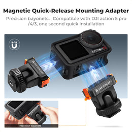 Magnetic Action Camera Adapter Mount
