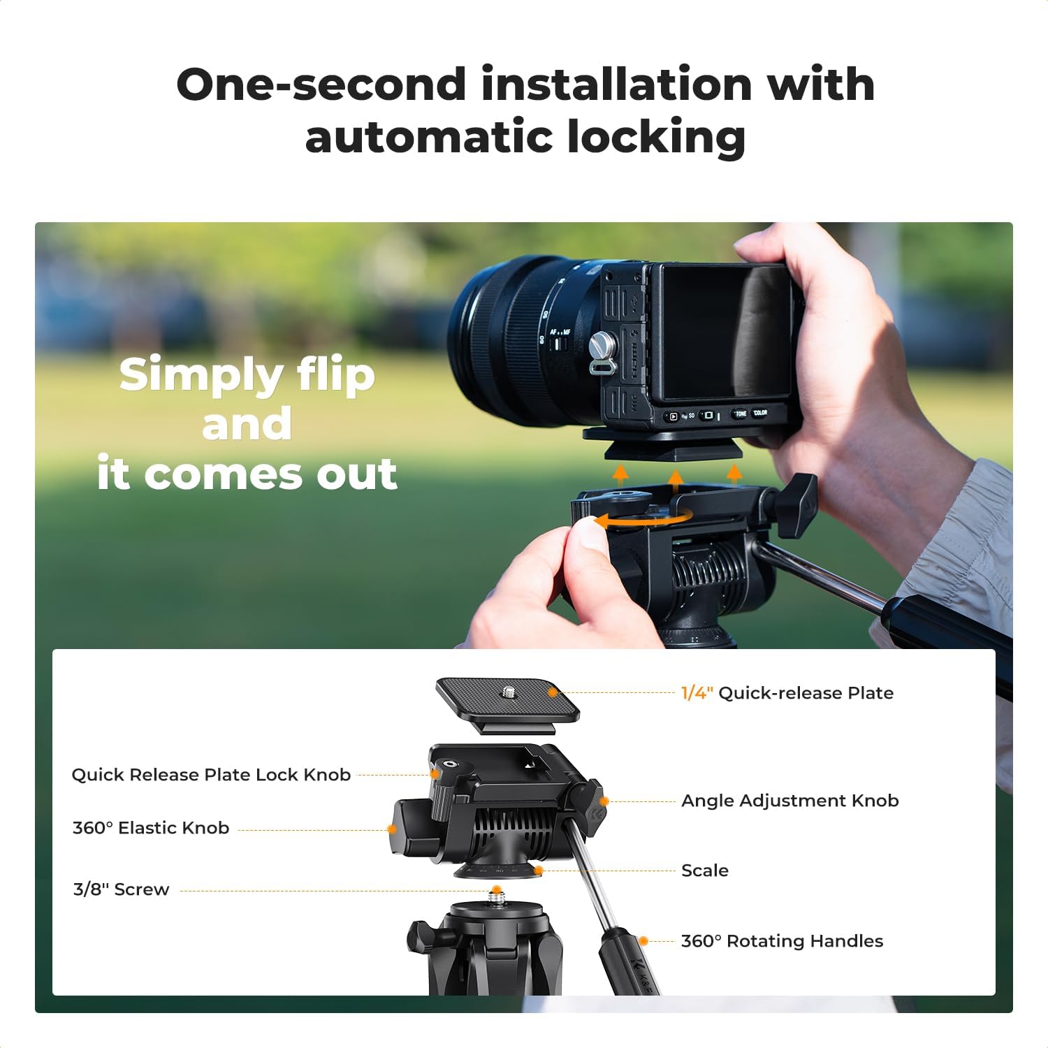 75" Camera Tripod Stand