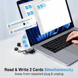 USB-C SD Card Reader Dual Slot