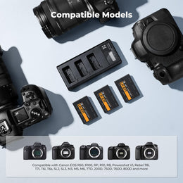 LP-E17 Battery & 3-Slot Charger Kit