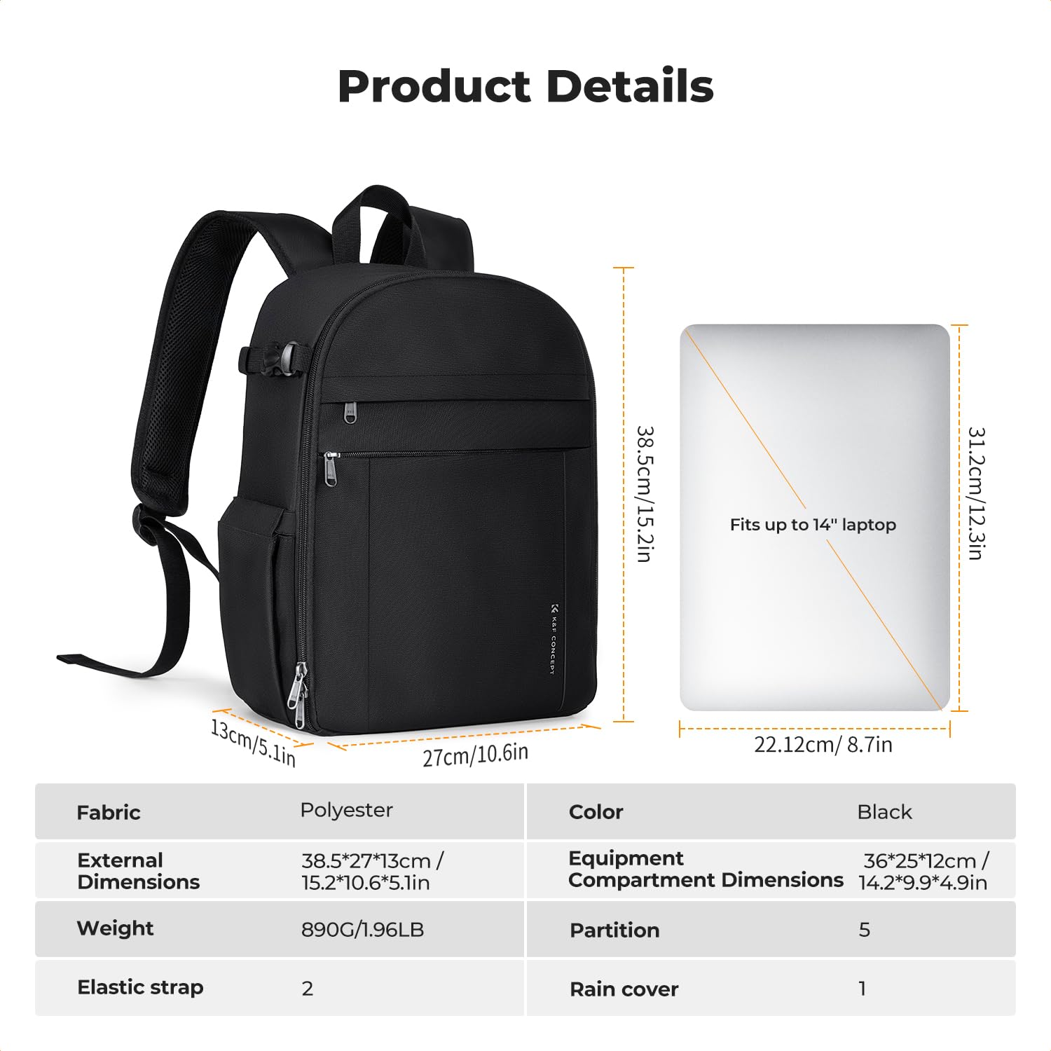 Professional Camera Backpack Bag