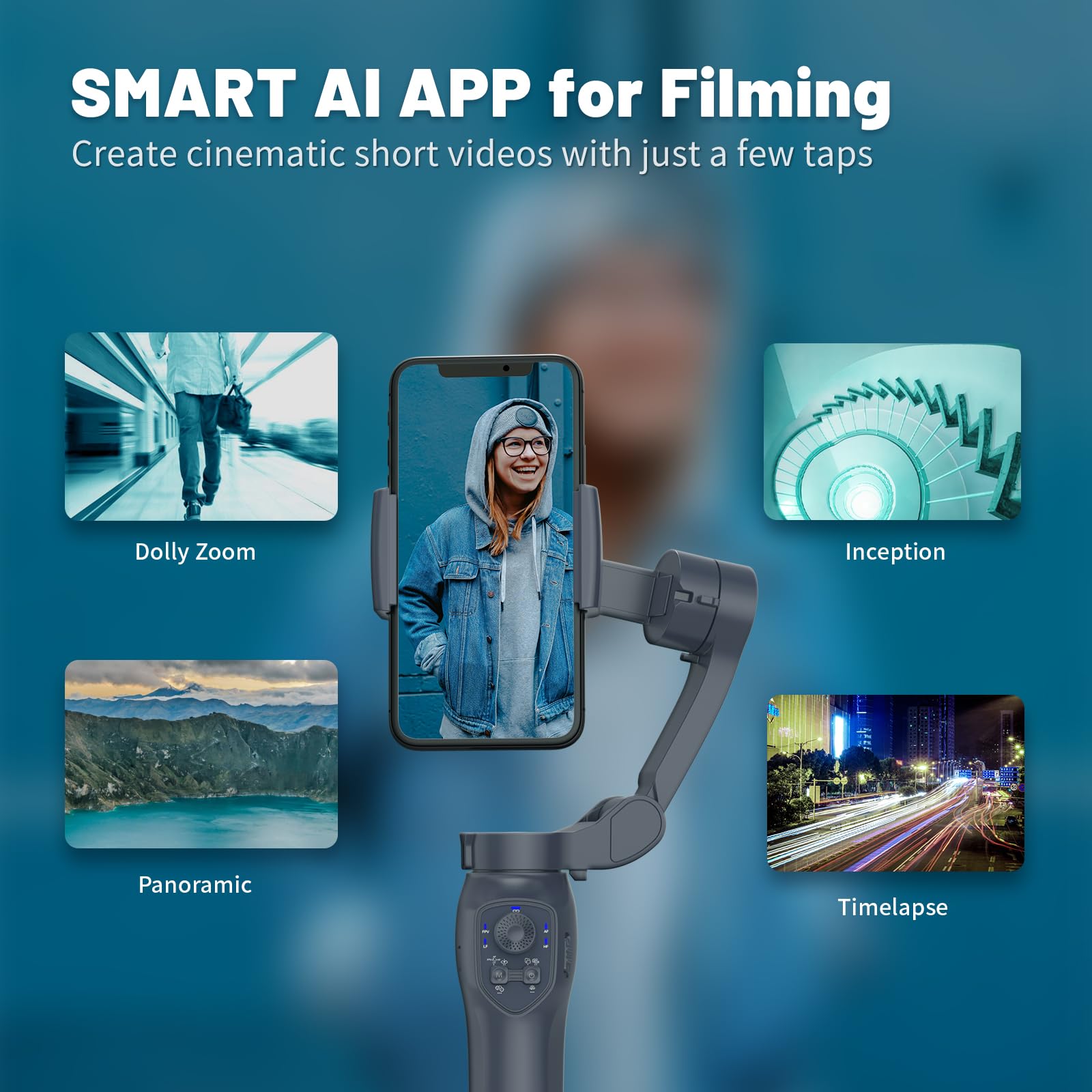 Gimbal stabilizer for iPhone