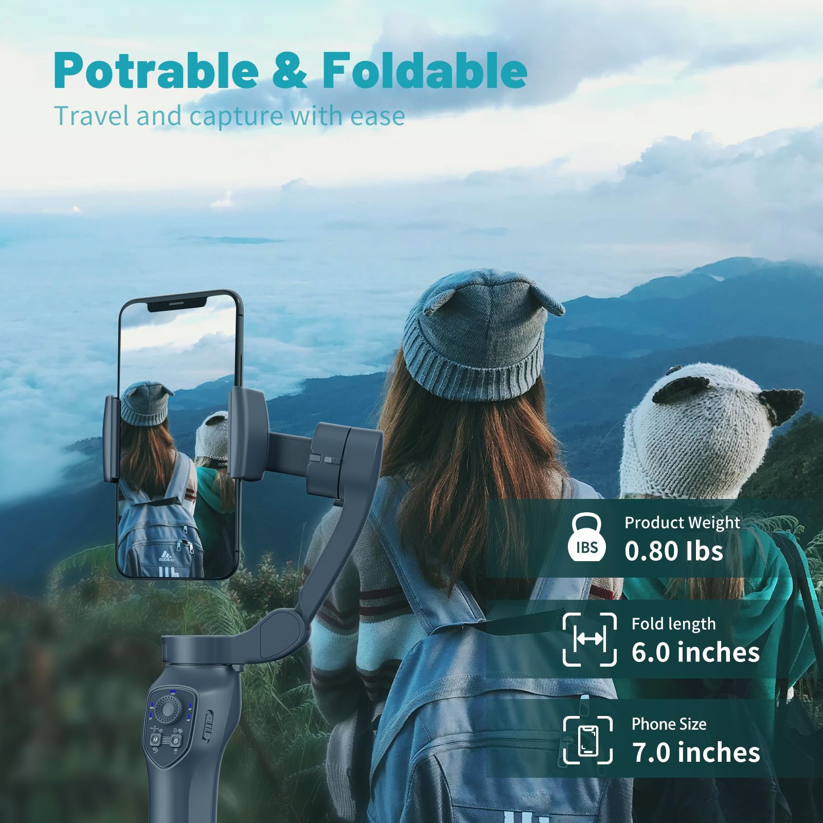Gimbal stabilizer for iPhone
