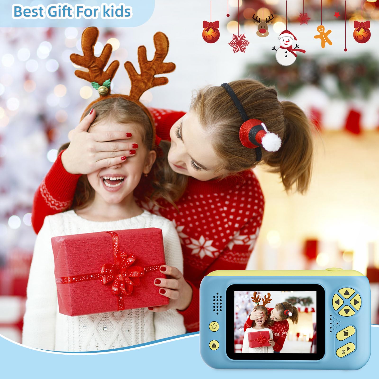 Kids Digital Camera with 32GB SD Card