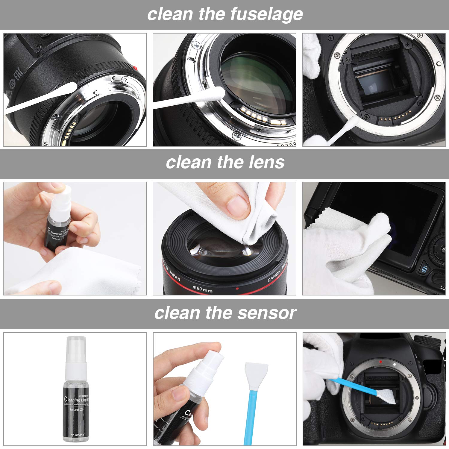 Camera Lens & Sensor Cleaning Kit
