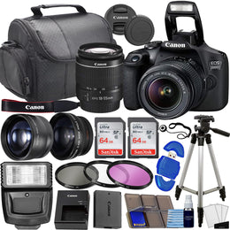 DSLR Camera 3 Lens Kit 128GB