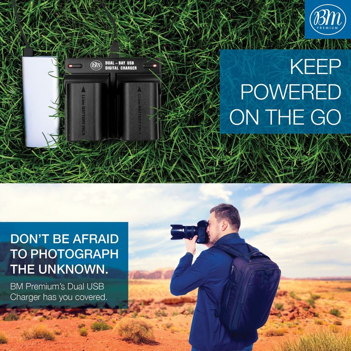 LP-E6N Battery & Dual Charger Kit