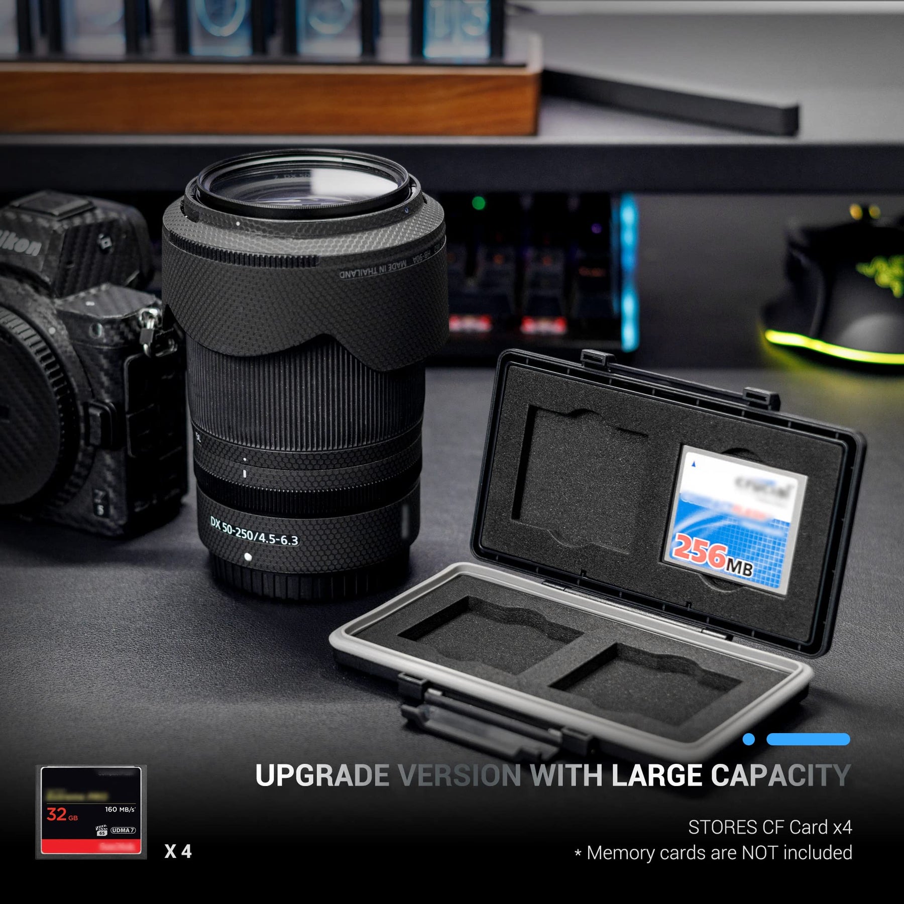 Water-Resistant Memory Card Case