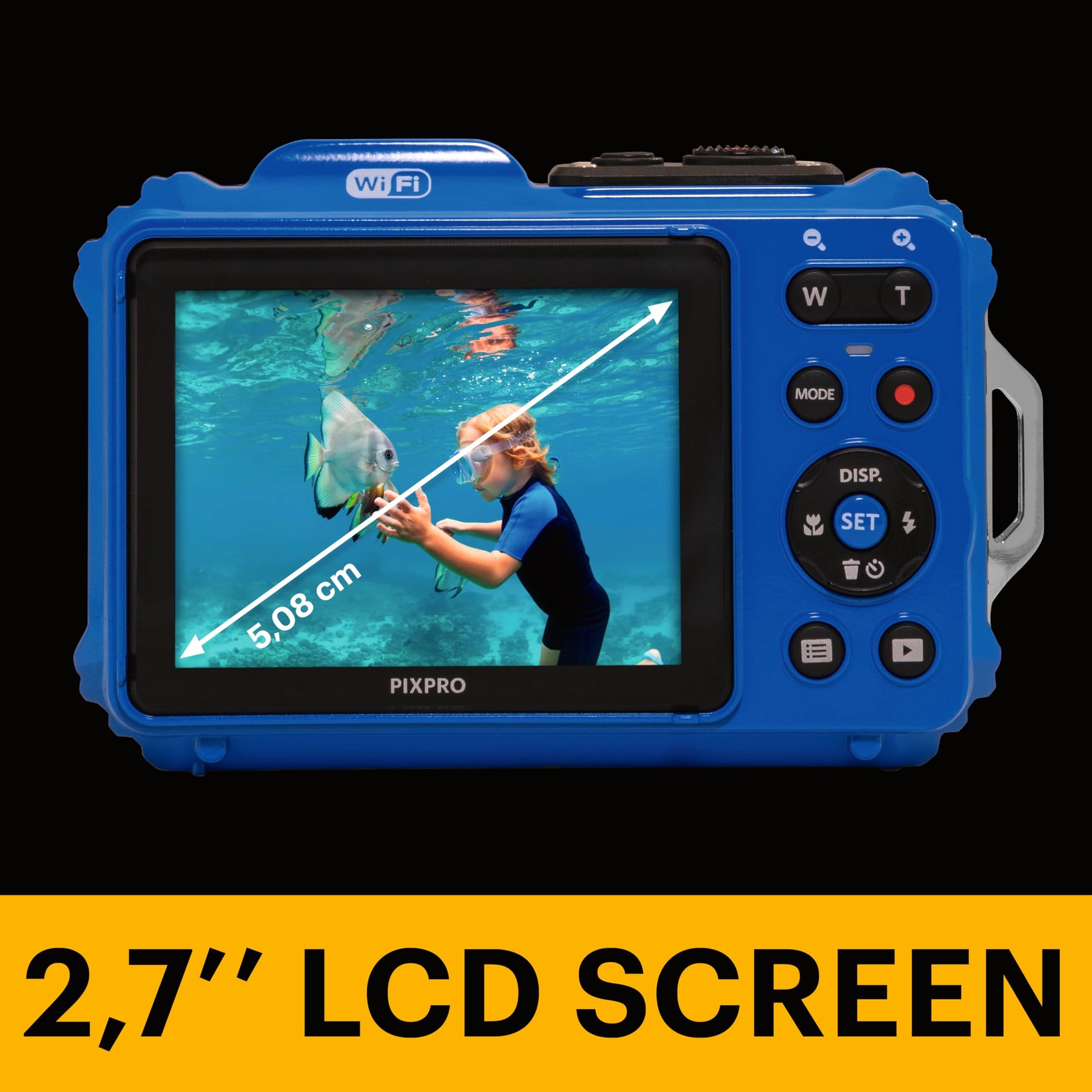 16MP Waterproof Camera 4X Zoom
