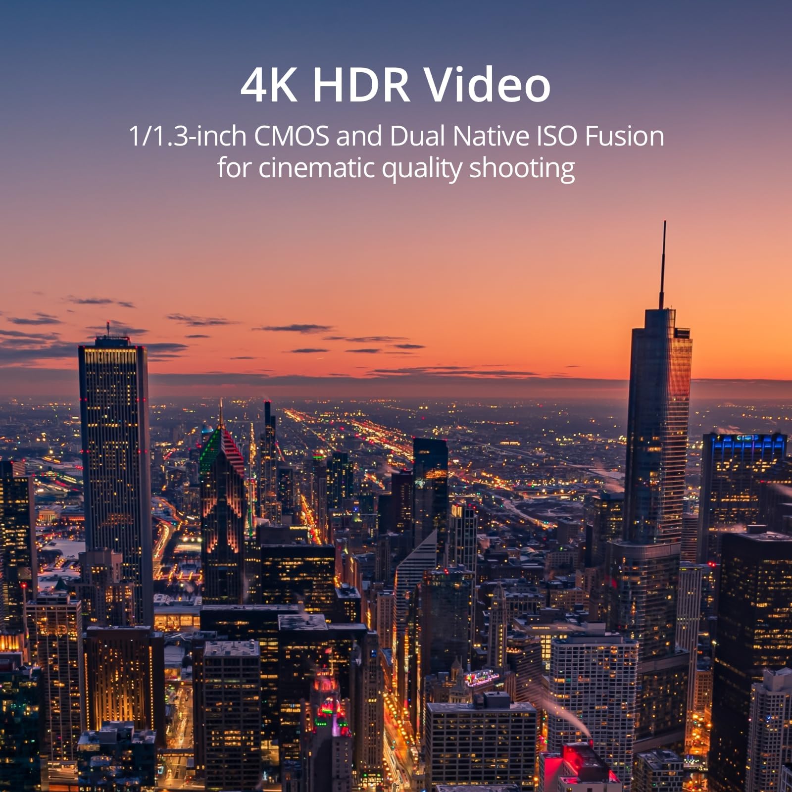 4K HDR Camera Drone 38-Min Flight Time
